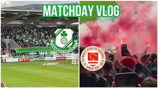 Shamrock Rovers 22 St Patricks Athletic  Matchday Vlog  Tallaght Stadium [upl. by Taro706]