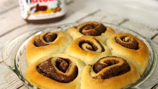 Nutella Cinnamon Rolls From Scratch  Cooked by Julie episode 270 [upl. by Philipps]