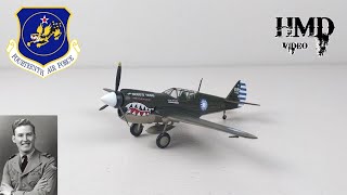 Curtiss P40N Warhawk quotBosss Hossquot Bill Reed 1944 China DeAgostini 172 Diecast Model Review [upl. by Erbua]