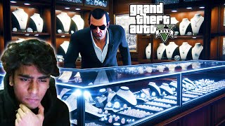 Michael Became A Spy  GTA V New Mission Casing The Jewel Store [upl. by Enihpets]