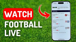 How to Watch Football Match Live in 2024  IPhone 15 Pro [upl. by Boff]