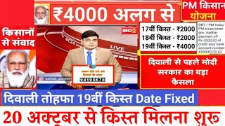 PM kisan 19th installment date final  PM Kisan Yojana  कब आ सकती है 19वीं किस्त किसान यहां जानें [upl. by Toshiko118]