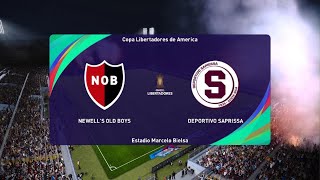 Modo carrera jugador liga Promerica Copa Libertadores Newells Old Boys vs Deportivo Saprissa [upl. by Aihsemek]