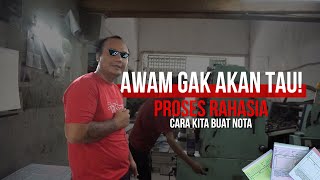 Cara Cetak Nota Menggunakan Mesin Offset Manual [upl. by Fritzie18]