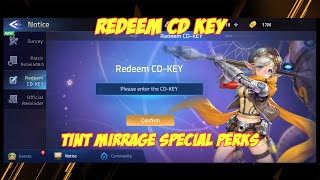 Redeem CDKey Tinted Mirage Special Perks [upl. by Aes]