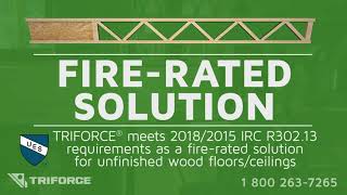 TRIFORCE® complies with 20182015 IRC Section R30213 [upl. by Oner]