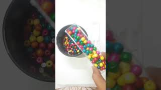 Reverse video with small colorful beads [upl. by Jamnis]