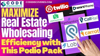 Maximize Real Estate Wholesaling Efficiency with This Podio CRM🏡💼  Code Discoveries [upl. by Stanwinn]