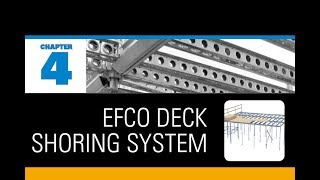 Installation of the EFCO DECK Shoring System Imperial [upl. by Bull]