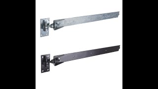 Heavy duty adjustable hook and band gate hinges [upl. by Ahsima]