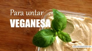 🔴 MAYONESA VEGANA SIN HUEVO  Mahonesa Veganesa con tofu [upl. by Greff793]