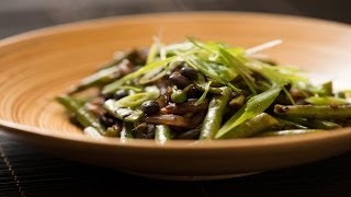 StirFried Green Beans with Black Beans [upl. by Claudina620]