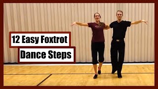 11 Easy Foxtrot Dance Steps [upl. by Arikaahs537]