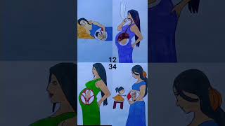 4 Deep Meaning Videos About Pregnancy timepart6 afreenartannimationvideoshortspregnencyart [upl. by Aysab566]