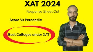 XAT Score Vs Percentile  Best Colleges Under XAT  XAT 2024  Abhijeet Sinha  Arsh Classes [upl. by Nosned]