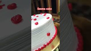 Lets make simple design cake customised cake cakedesignidea viral video shorts heartdesignidea [upl. by Windham676]