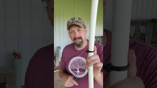 Improvised PVC Survival Bow Tyrap Arrow Rest shorts [upl. by Okkin]