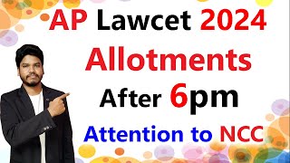 After 6pmAllotments of AP Lawcet 2024 [upl. by Sabrina]