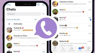 Nuevo Whatsapp Estilo iPhone en Android 2023 ⭐️💖 Metodo seguro SIN PERDER CHATS✅ [upl. by Garlan]