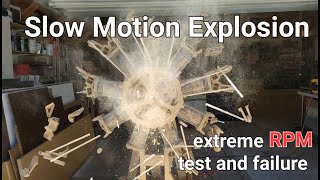 Slow Motion Radial Engine Explodes [upl. by Roane]