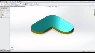 Using the sheet metal Form Tool in SolidWorks [upl. by Mcnully]