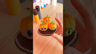 Mini citrouille 🎃 activitemanuelle halloween diy craftideas [upl. by Ignaz]