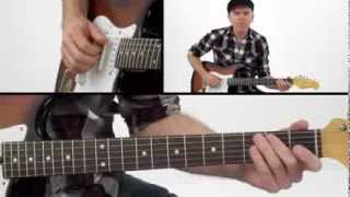 30 Blues Grooves  3 Smokin Stack  Guitar Lesson  Jeff McErlain [upl. by Htederem]