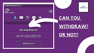 Freedogecoincc Payment Request  Can You Withdraw Or Notdont skip [upl. by Eeuqram]