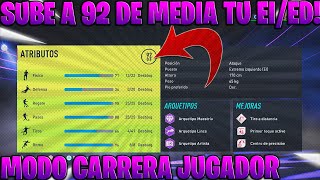 como llegar a MEDIA 92 siendo EI o ED en fifa 22 CARRERA JUGADOR [upl. by Ande]