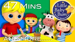 Learn with Little Baby Bum  Georgie and Porgie  Nursery Rhymes for Babies  Songs for Kids [upl. by Bounds319]