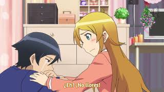 Oreimo  Kirino consuela a Kyousuke Parte 1 [upl. by Hinkel491]