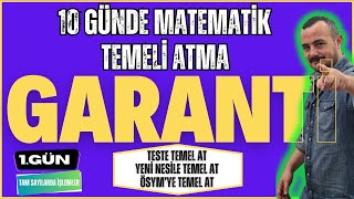 10 Günde Matematik Temeli Atma Garanti Kampı  1 Gün  ÖSYM ye Temel At  Test Çözümleri [upl. by Adamok]