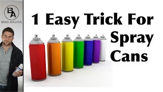 This one easy trick might solve your spray painting problems [upl. by Theone]