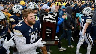 Montana State football hosts watch party as they lock up no 1 seed for FCS Playoffs [upl. by Vassaux]