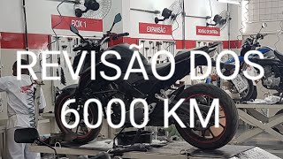 REVISÃO DOS 6MIL KM FEITA NA HONDA  VALOR DA REVISÃO motovlog [upl. by Dahaf]