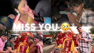 Ganpati Visarjan Vlog 2024Real  Bappa Chale Apne Ghar 🥹😭  Manjeetxyadavvlog [upl. by Einnob188]