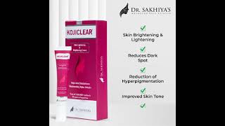 Dr Sakhiyas Kojiclear  Skin Lightening amp Brightening Cream [upl. by Millford]