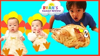 Babys First Thanksgiving 2016 Ryans Family Review Holiday Special Event Family Fun Vlog [upl. by Reese746]