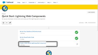 Create a Hello World Lightning Web Component  Quick Start Lightning Web Components [upl. by Naiviv173]