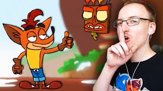 Itt a CRASH SZTORI ANIMÁCIÓ Reakció a quotCrash Bandicoot Ultimate collection ANIMATED in 16 MINUTESquot [upl. by Ehman354]