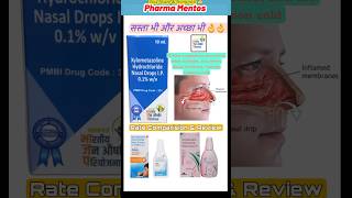 Xylometazoline ND Nasal Congestion Common Cold Sinusities amp allergy janaushadhi pmbi [upl. by Kitty]