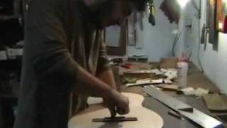 55 Ezequiel Stracquadaini luthier construccion de su guitarra building guitar [upl. by Yddur288]