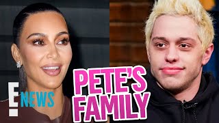 Kim Kardashian Meets Pete Davidsons Inner Circle  E News [upl. by Nevs]