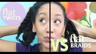 Flat Twists vs Flat Braids [upl. by Adnar]