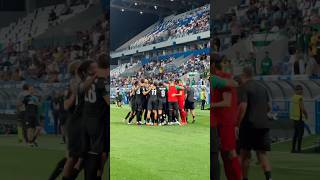 SassuoloCesena 21  Pitchside view 🏟️ [upl. by Saxen293]