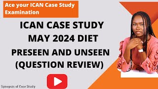 ICAN Case Study MAY 2024 Diet Spicey Confectionery Limited Question Review [upl. by Itnahsa943]