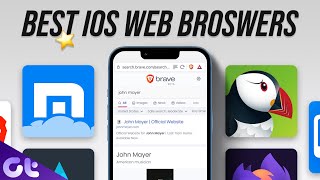 Top 7 Best Web Browsers for iPhone  Best iOS Web Browsers in 2022  Guiding Tech [upl. by Alin]