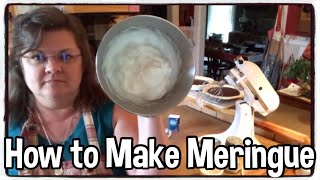 How to Make Meringue  Baking Tips  Cooking Hacks [upl. by Cacia]