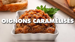 Oignons caramélisés  Comment caraméliser des oignons [upl. by Ahsienauq231]