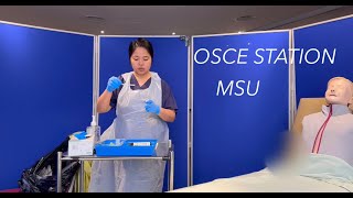 OSCE STATION Midstream Specimen of Urine and Urinalysis October 2023 version [upl. by Leong]